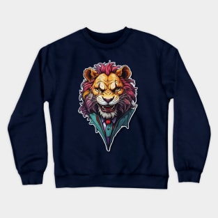 Evil Grin Lion Crewneck Sweatshirt